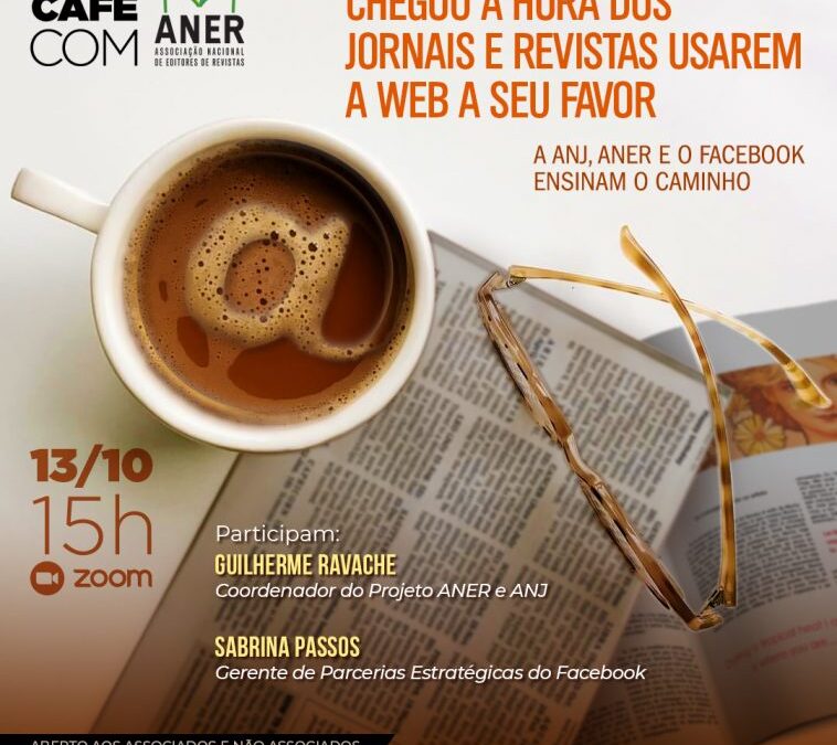 Encontro online aborda parceria da ANJ e da ANER com Facebook Journalism Project