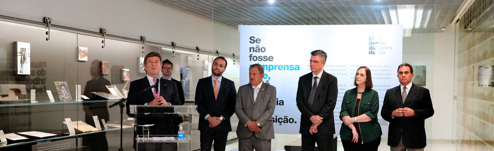 No STF, ANJ lança exposição sobre a liberdade de imprensa