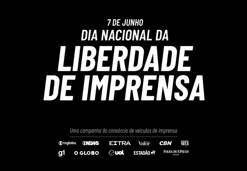 Consórcio de veículos promove campanha em defesa da liberdade de imprensa