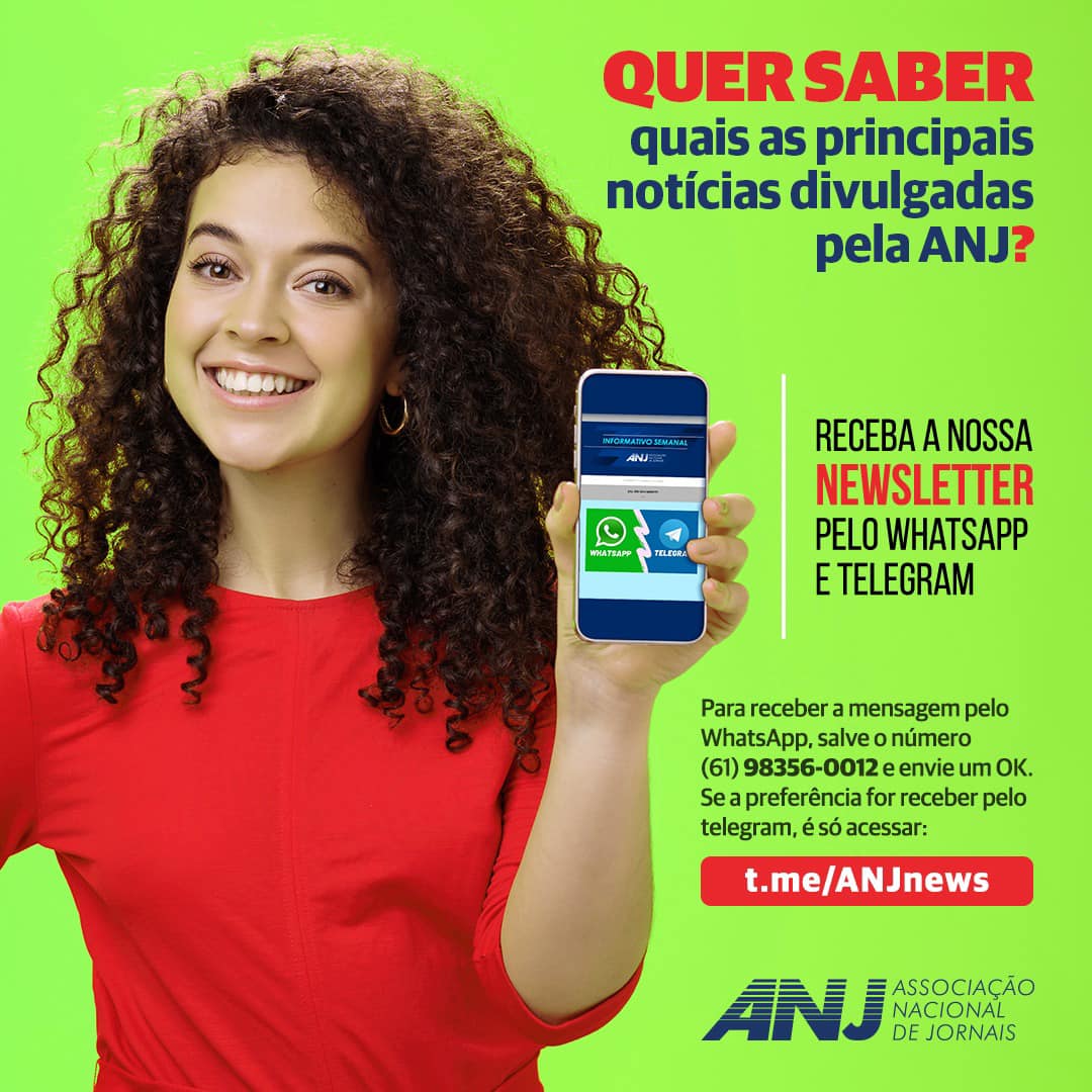 Assine a newsletter semanal da ANJ