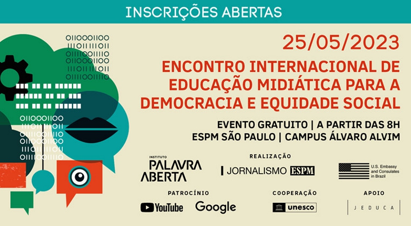 Última semana para se inscrever no Encontro Internacional de Educação Midiática