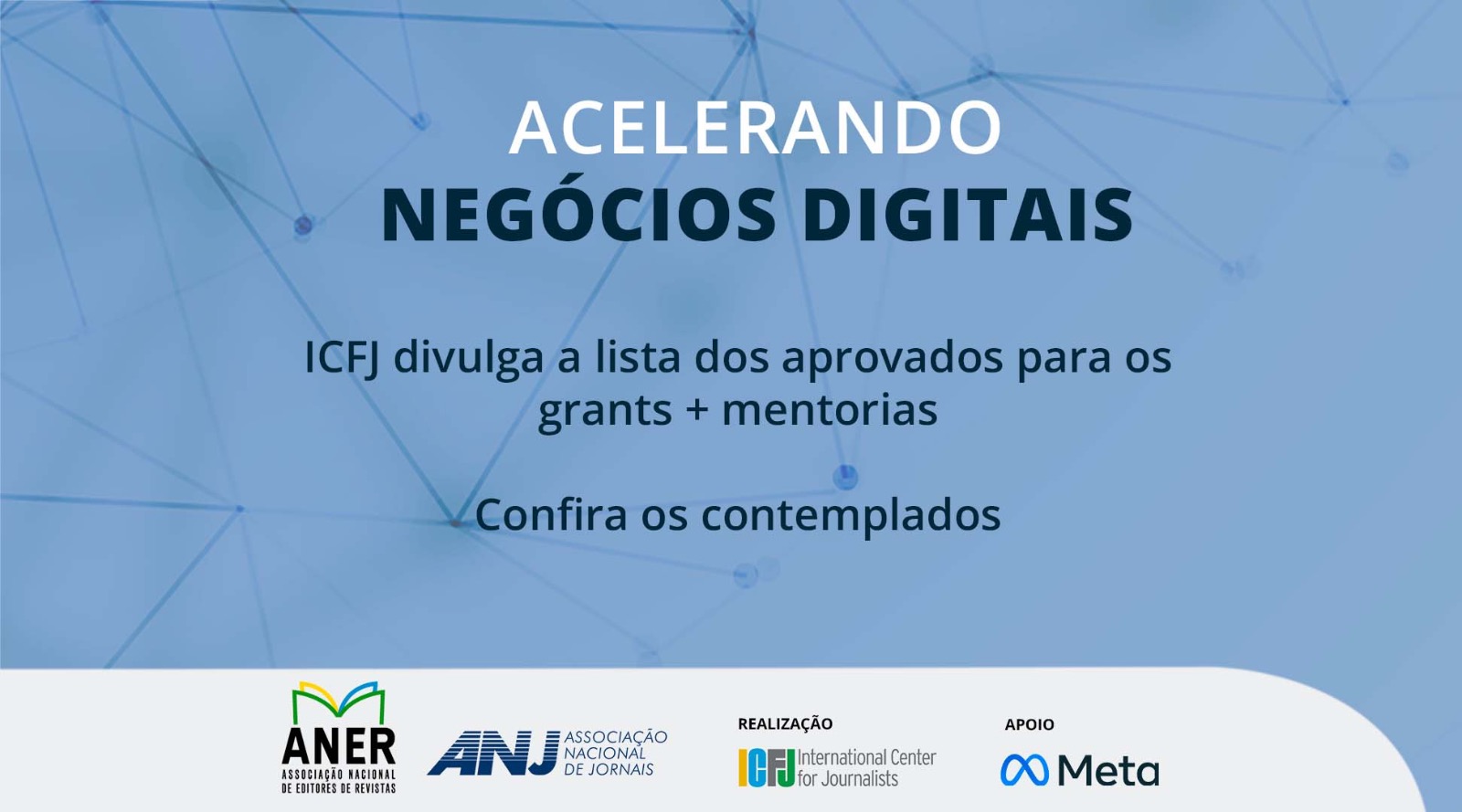 Associados da ANJ entre contemplados na fase de mentoria e financiamento do projeto “Acelerando”