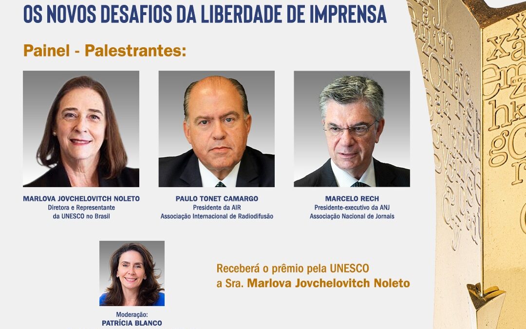 Prêmio ANJ de Liberdade de Imprensa é concedido à UNESCO